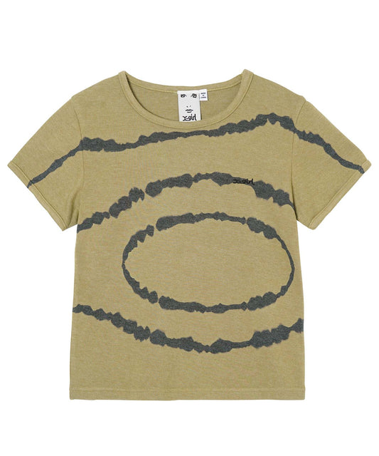 CIRCLE TIE-DYE S/S BABY TEE