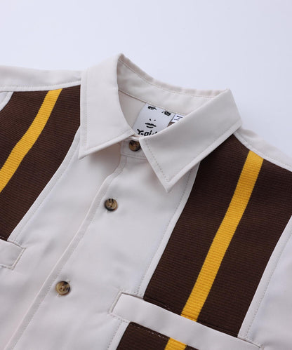 RIB PANEL SHIRT