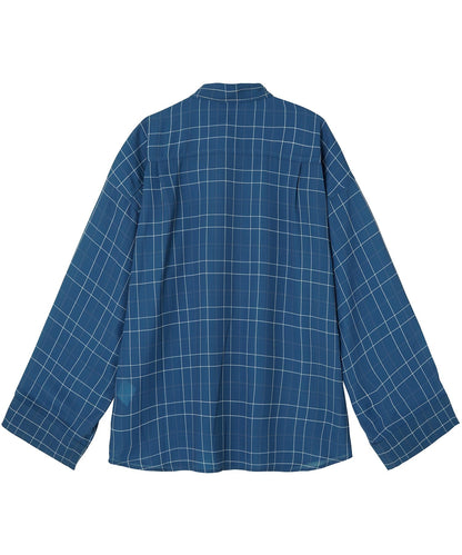 WIDE SLEEVE PLAID SHIRT
