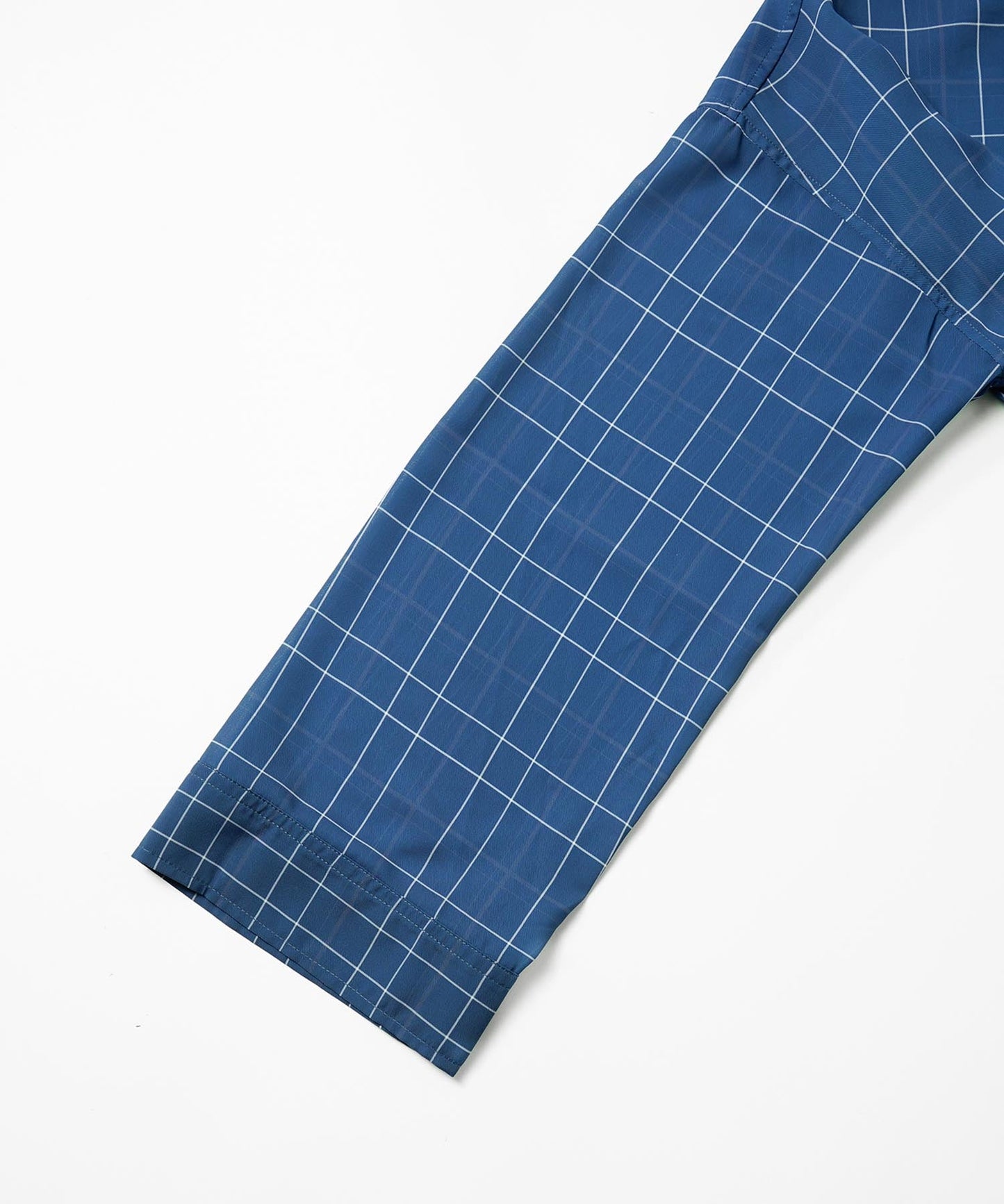 WIDE SLEEVE PLAID SHIRT