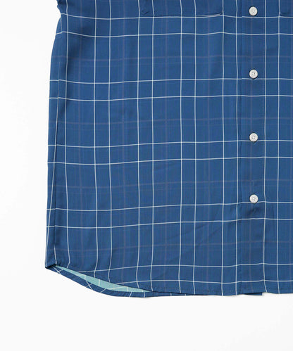 WIDE SLEEVE PLAID SHIRT