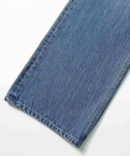 ASSYMETRIC WAIST DENIM PANTS