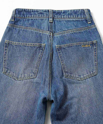 ASSYMETRIC WAIST DENIM PANTS