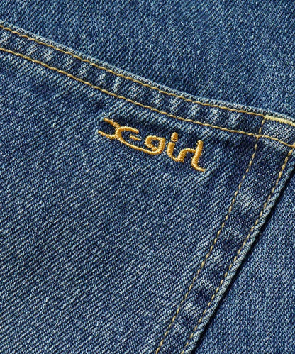 ASSYMETRIC WAIST DENIM PANTS