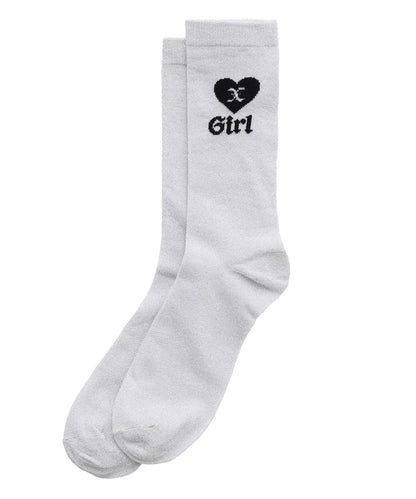 X-girl HEART GLITTER SOCKS