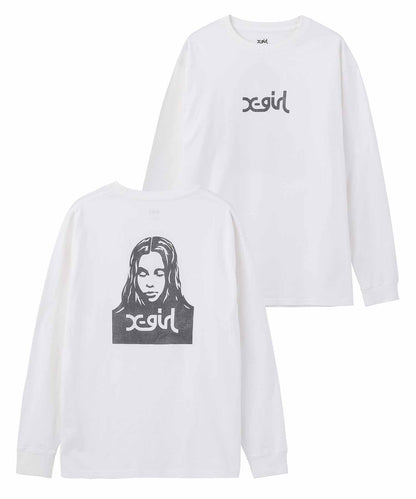 WASHED FACE LOGO L/S TEE