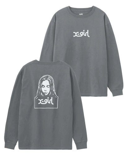 WASHED FACE LOGO L/S TEE