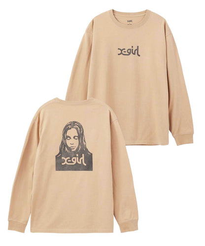 WASHED FACE LOGO L/S TEE