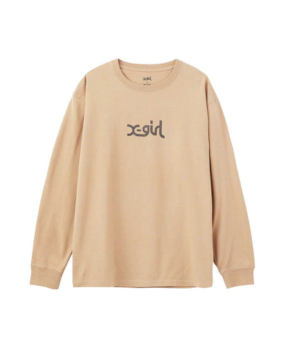 WASHED FACE LOGO L/S TEE