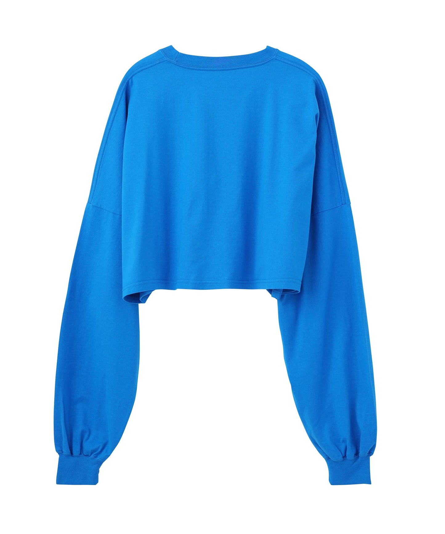 SATIN PATCH L/S WIDE TEE