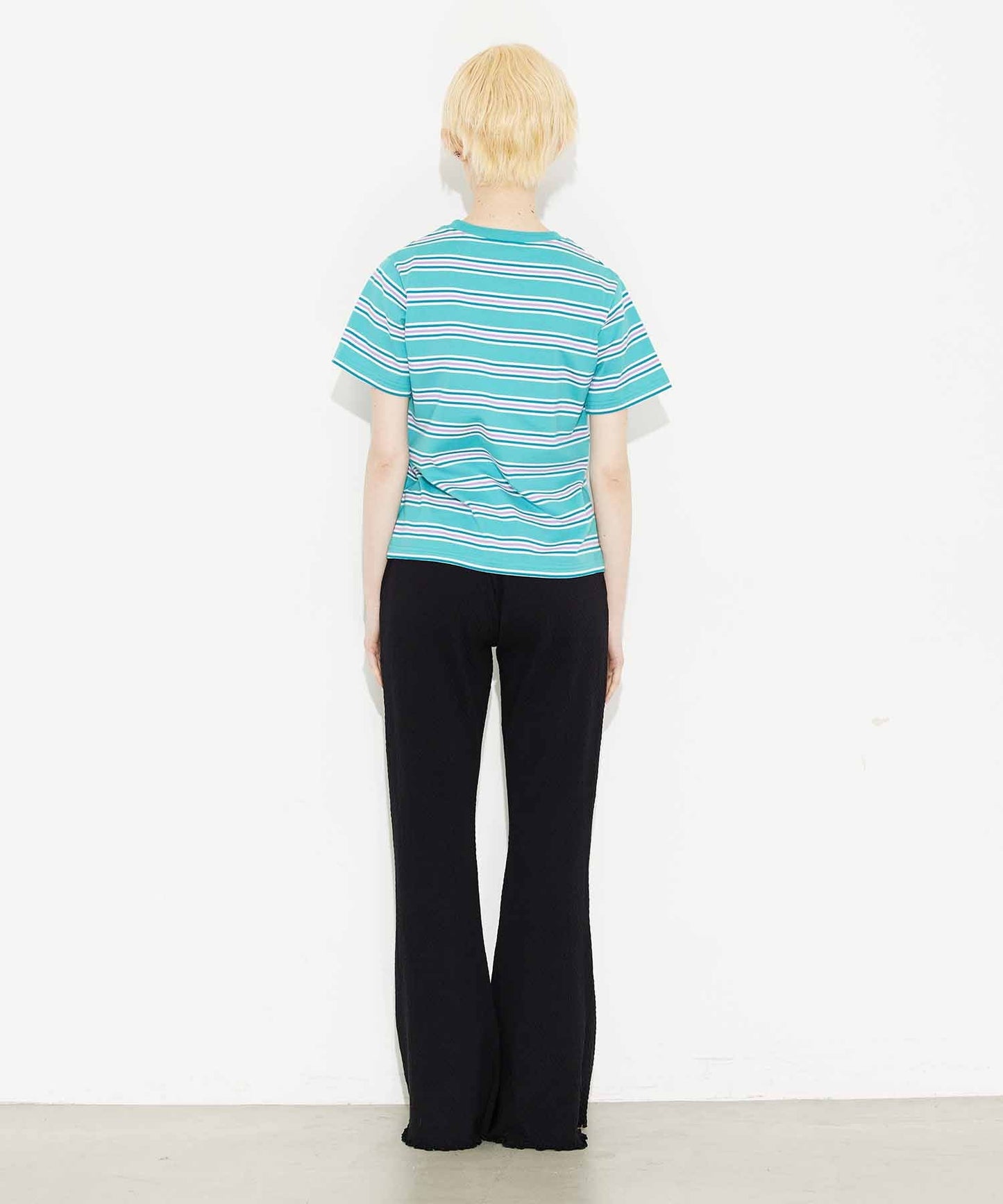 STRIPED S/S BABY TEE