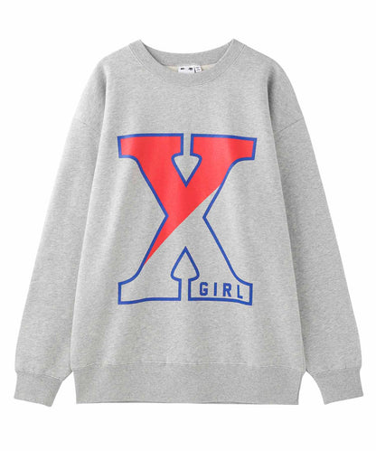 BIG X LOGO CREW SWEAT TOP
