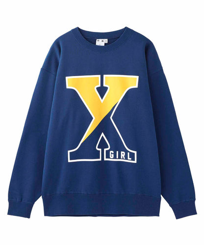 BIG X LOGO CREW SWEAT TOP
