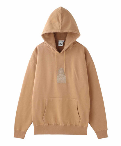 SATIN PATCH SWEAT HOODIE