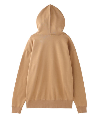 SATIN PATCH SWEAT HOODIE