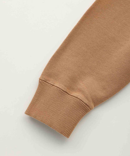 SATIN PATCH SWEAT HOODIE