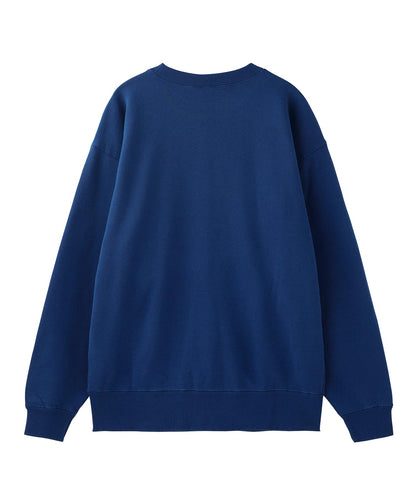 COLLEGE LOGO CREW SWEAT TOP