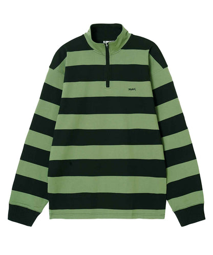 STRIPED HALF ZIP BIG TOP