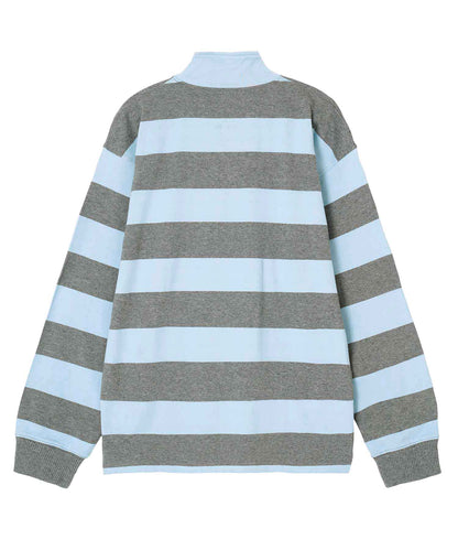 STRIPED HALF ZIP BIG TOP
