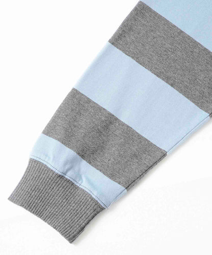 STRIPED HALF ZIP BIG TOP