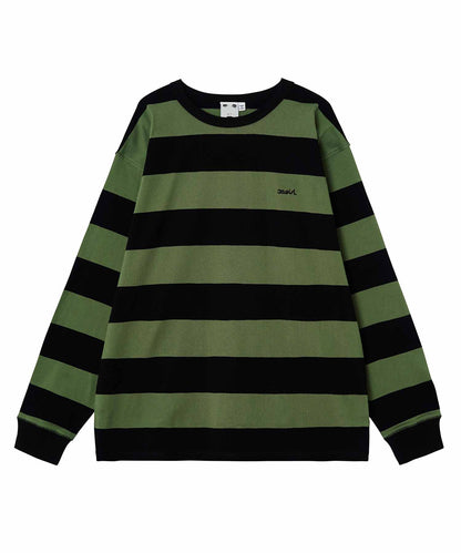 STRIPED L/S BIG TEE