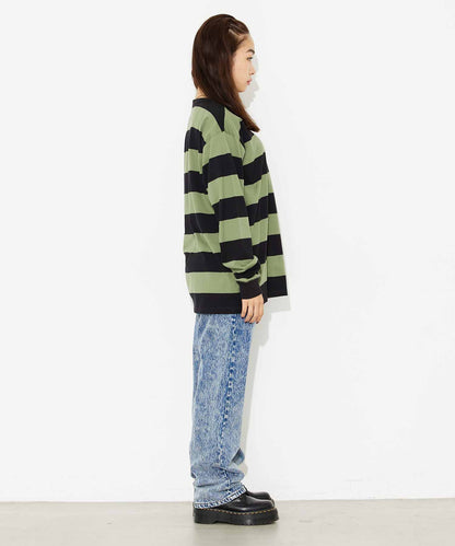 STRIPED L/S BIG TEE