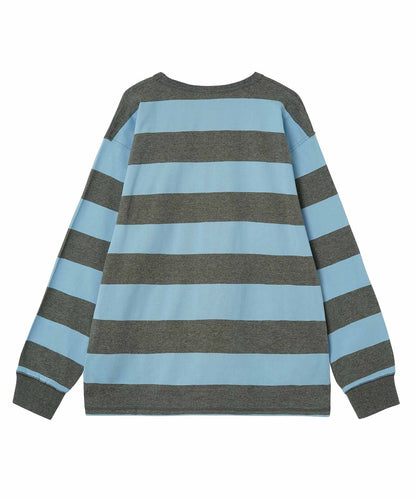 STRIPED L/S BIG TEE