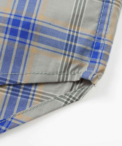 PLAID FACE EMBOROIDERY SHIRT