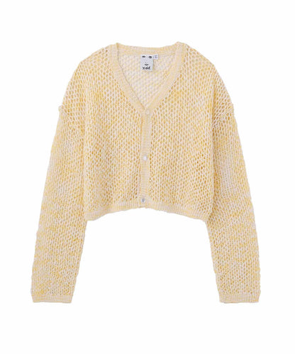 OPENWORK KNIT CARDIGAN