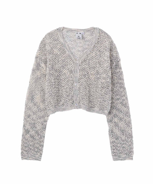 OPENWORK KNIT CARDIGAN