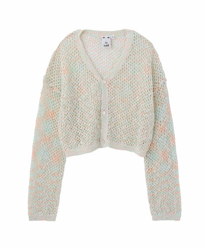 OPENWORK KNIT CARDIGAN