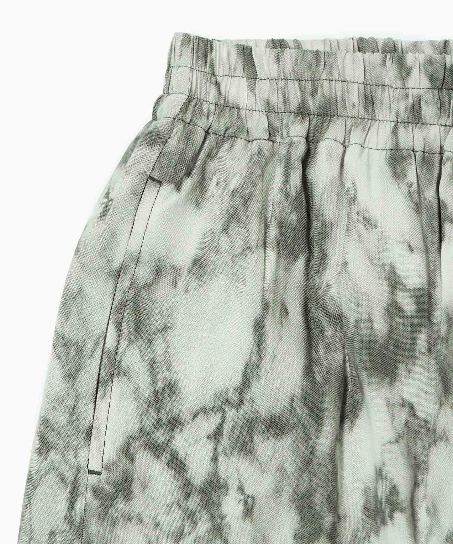 MARBLE PRINT SHORT PANTS