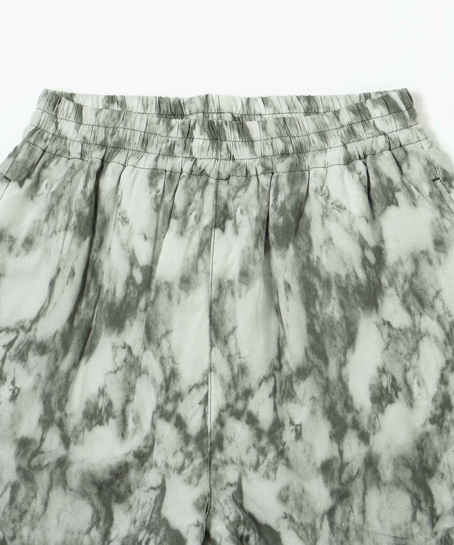 MARBLE PRINT SHORT PANTS