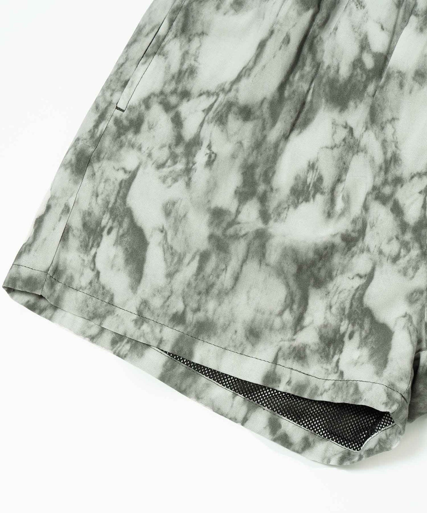 MARBLE PRINT SHORT PANTS