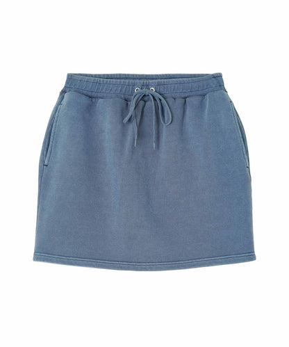 PIGMENT DYED SWEAT MINI SKIRT
