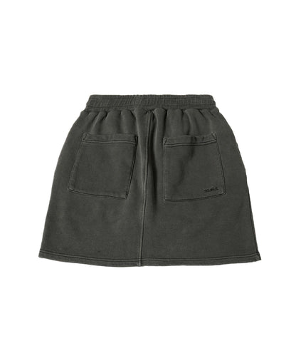 PIGMENT DYED SWEAT MINI SKIRT