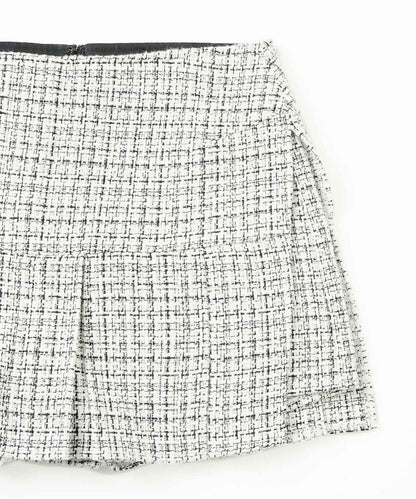 TWEED JERSEY SKORT