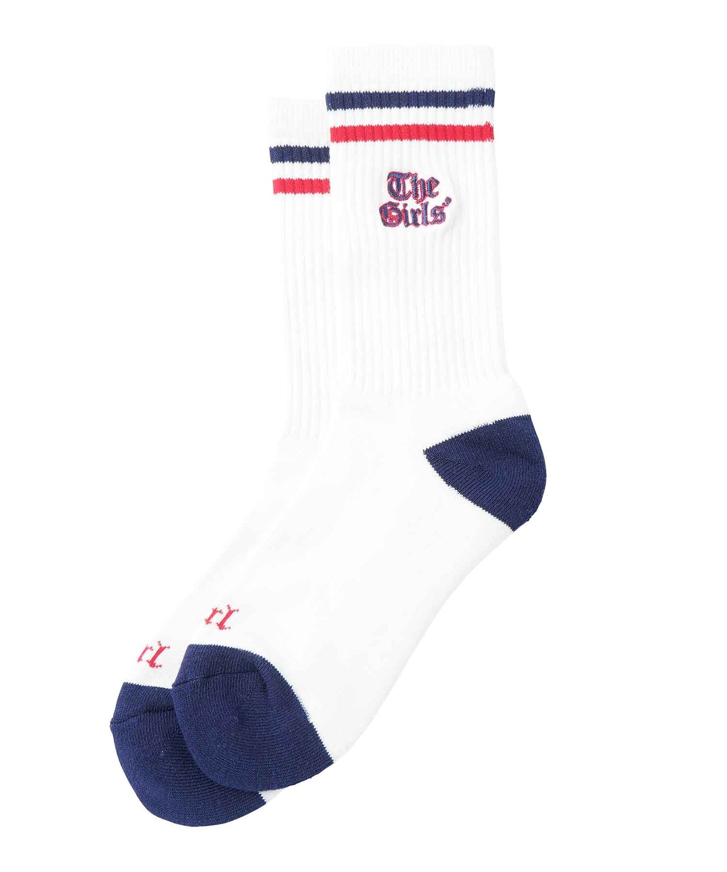 OLD ENGLISH LOGO LINE RIB SOCKS