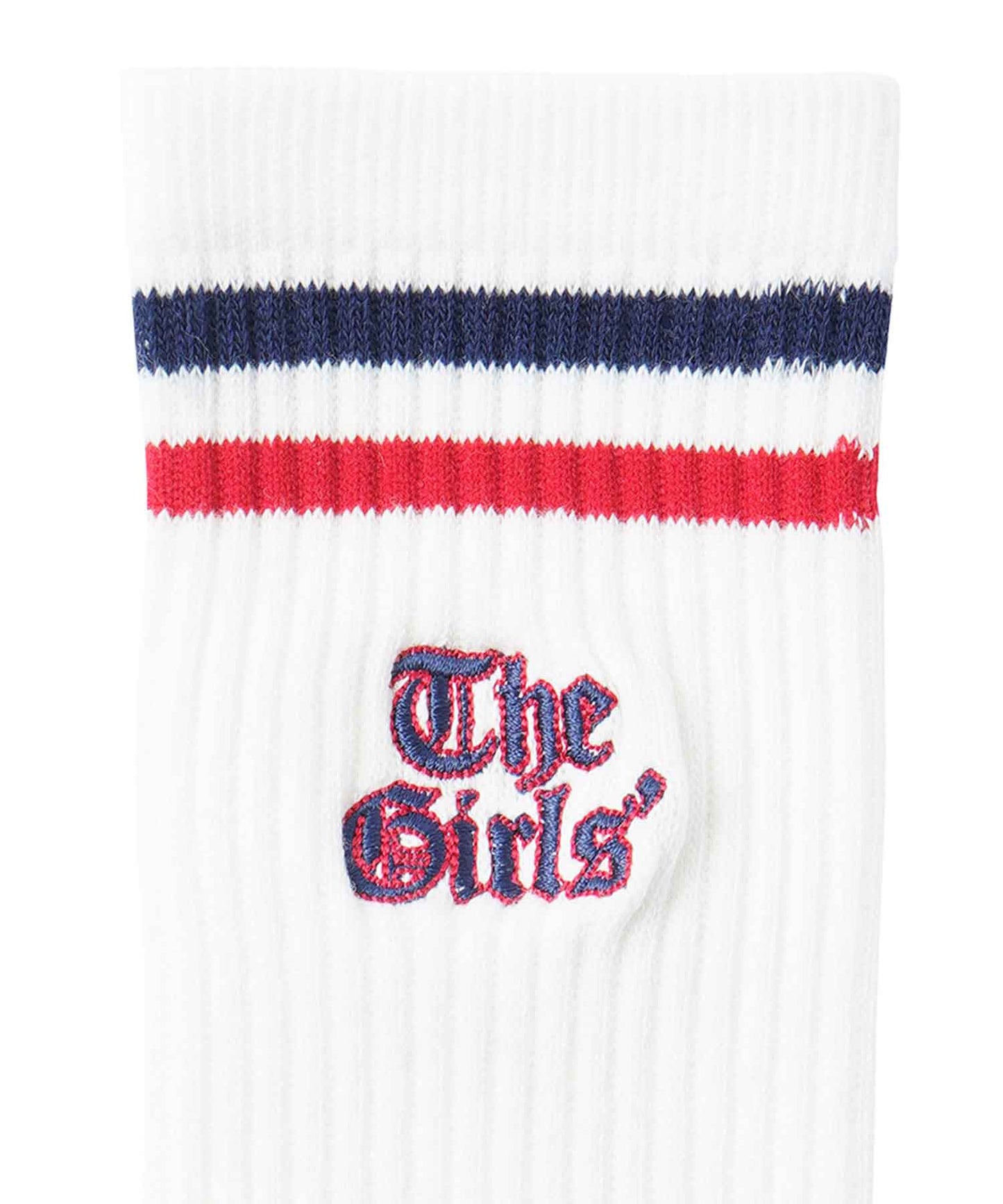 OLD ENGLISH LOGO LINE RIB SOCKS