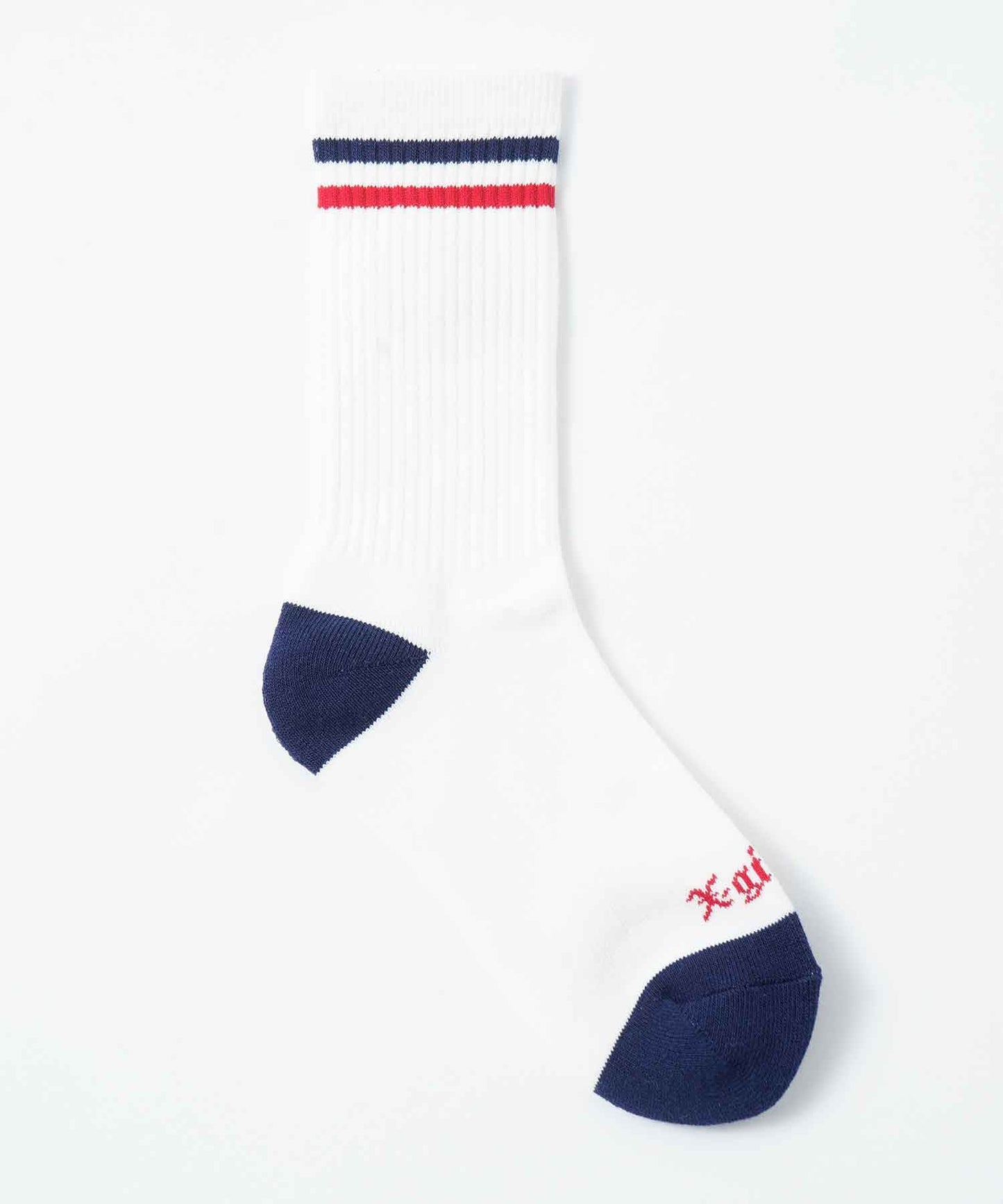 OLD ENGLISH LOGO LINE RIB SOCKS