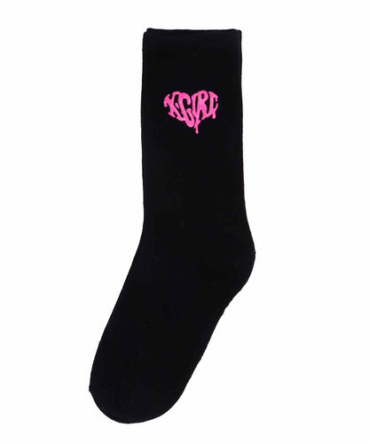DRIPPING HEART LOGO SOCKS