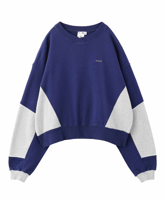 BICOLOR WIDE SWEAT