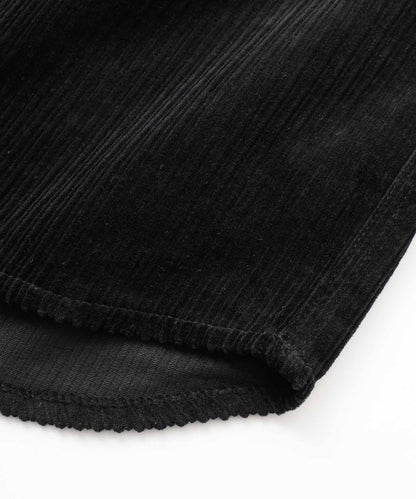 FACE EMBROIDERY CORDUROY SHIRT