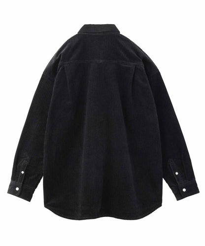 FACE EMBROIDERY CORDUROY SHIRT