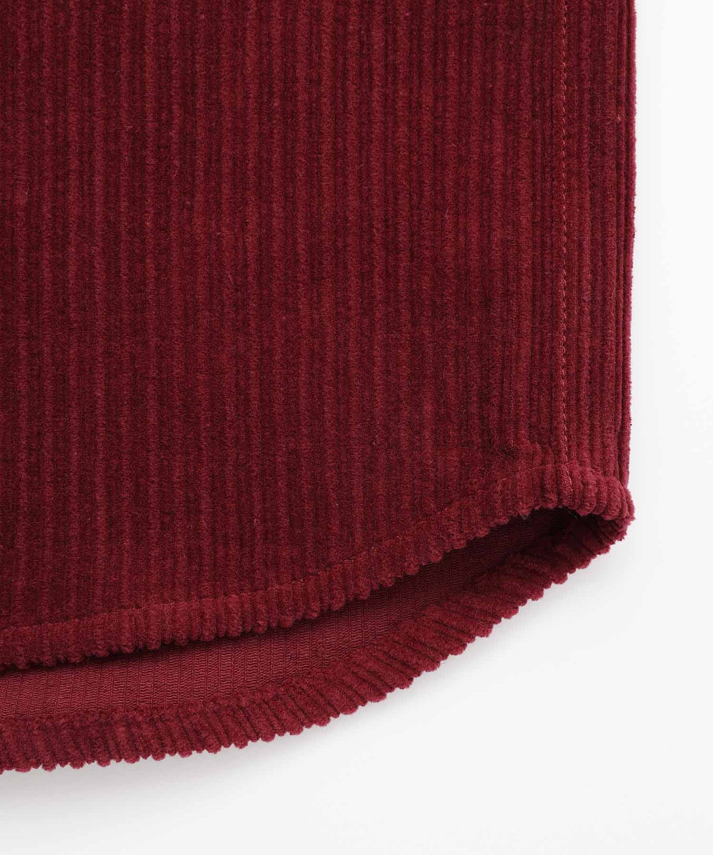 FACE EMBROIDERY CORDUROY SHIRT