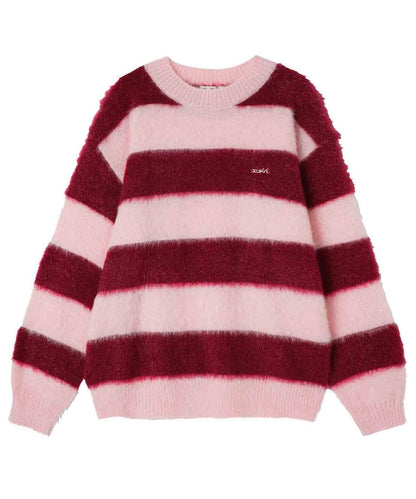 WIDE STRIPE KNIT TOP