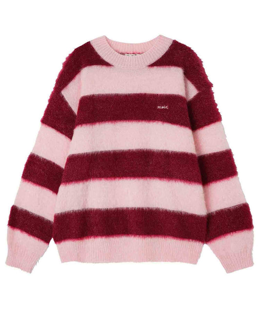 WIDE STRIPE KNIT TOP