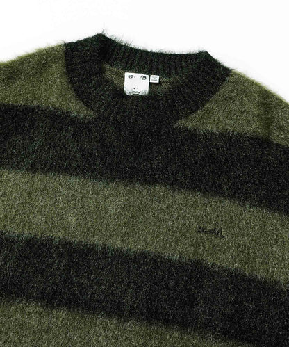 WIDE STRIPE KNIT TOP
