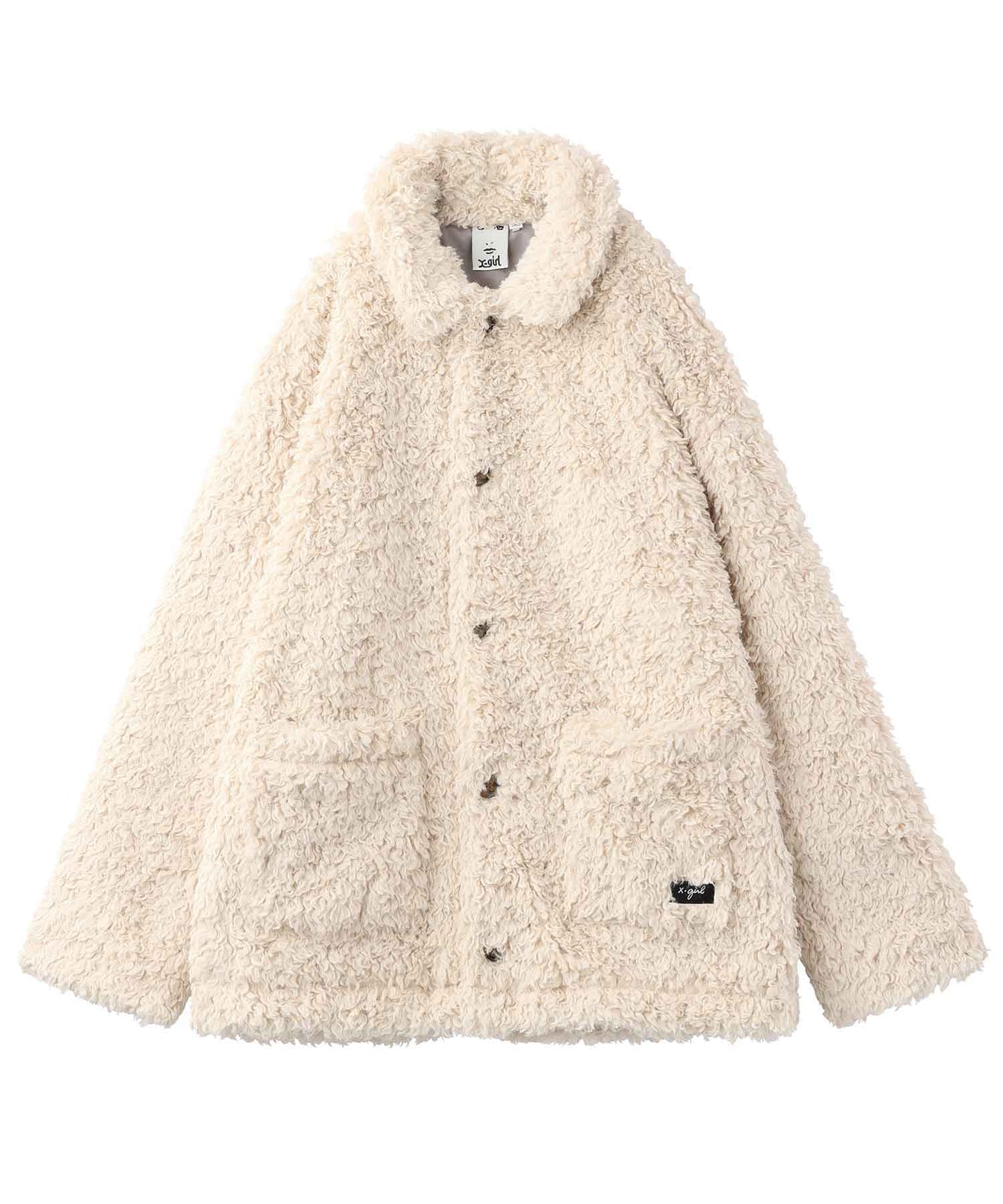 CURLY BOA JACKET