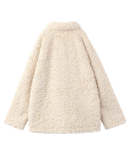 CURLY BOA JACKET